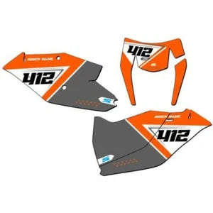 XC-W SG65 Custom MX Number Plates Senge Graphics Kit Compatible with KTM - Picture 1 of 10