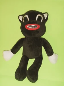 Sirenenkopf ─Schwarze Katze 9 Zoll Plüsch Anime Cartoon Horror Monster Spielzeug Puppe Figur - Bild 1 von 2