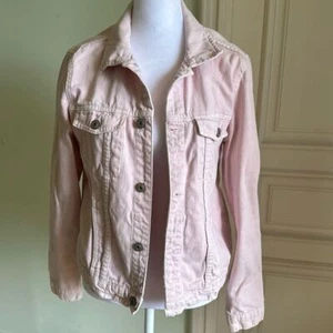 Zara Kids Pink Denim Jacket Size 13-14 - Picture 1 of 7