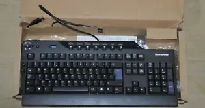 Lenovo IBM Enhanced Performance USB Keyboard SK-8815 with USB ports QWERTY NEW - Picture 1 of 4