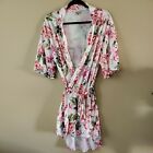Show Me Your Mumu Brie Robe Floral Kimono OS Pink White Garden of Blooms CoverUp