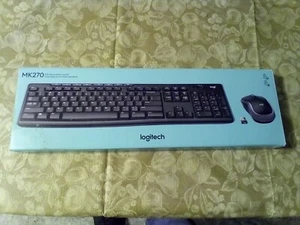 Logitech Wireless keyboard and mouse MK270 New - Photo 1/1
