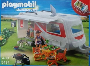 PLAYMOBIL 5434 Familien-Caravan Wohnwagen Neu - Picture 1 of 2