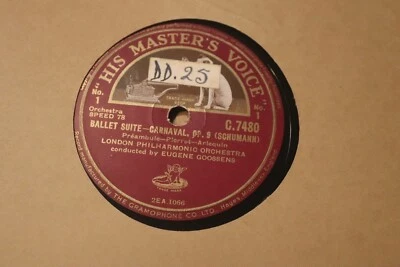 Ballet Suite Carnaval Op 9 Schumann No 1 & 6 London Philharmonic Orchestra 78rpm - Image 1 of 4