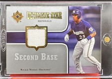 Rickie Weeks Game-Used Brewers Jersey 2007 Ultimate Collection Star Materials SP