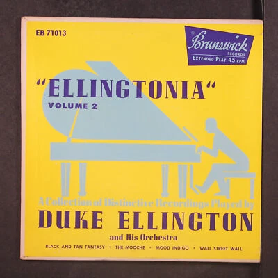 DUKE ELLINGTON: ellingtonia, vol. 2 BRUNSWICK 7" EP 45 RPM - Image 1 of 4