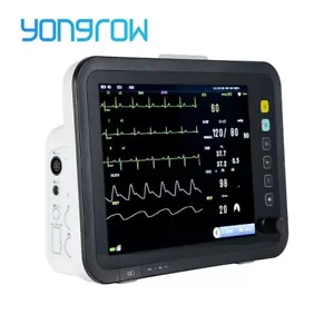 Monitor de paciente UCI multiparamétrico humano de 12 pulgadas ECG/NIBP/PR/SPO2/RESP/TEMP - Imagen 1 de 14