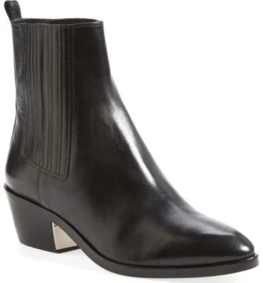 Botines Michael Kors Patrice de cuero negro para mujer talla 8 M Foto 1 de 4