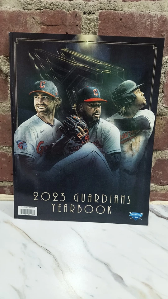 NEW 2023 CLEVELAND GUARDIANS YEARBOOK MLB WORLD SERIES ALCS CHAMPIONS INDIANS - Image 1 of 2