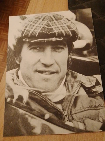 CLAY REGAZZONI  , 1970s OFFICIAL POSTCARD FERRARI REGAZZONI  FERRARI -SHEEL Cover