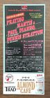 PAUL DIANNO Dennis Stratton D.A.D. Japan PROMO 1990 tour flyer EX IRON MAIDEN