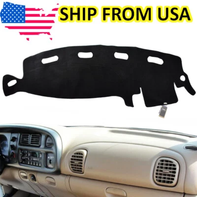 Dashmat Dashboard Cover Dash Mat For Dodge RAM 1500 2500 3500 1998-2001 2000 99 - Image 1 of 4