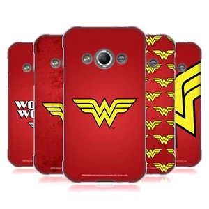 OFFICIAL WONDER WOMAN DC COMICS LOGOS SOFT GEL CASE FOR SAMSUNG PHONES 4 - Picture 1 of 13
