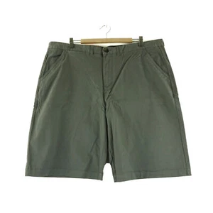 Jachs Men's Sateen Casual Flat Front Shorts, size 42, Grey - Picture 1 of 3