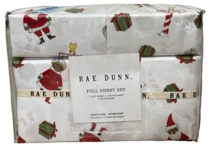 Rae Dunn Navidad Negro, Afroamericano Santa Claus Papá Noel y Sra. Claus Completo - Imagen 1 de 5