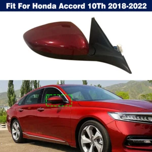 7Wire Red Passenger Side Rearview Mirror Assy For Honda Accord 10Th 2018-2022 - Picture 1 of 11