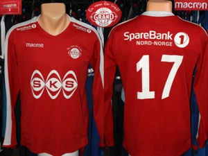 Ik Grand Bodo Norway Macron Home #17 Longsleeve Shirt Jersey Trikot Camiseta Top - Picture 1 of 6