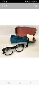 Gucci GG 0999O-001 Black/Black Cat-Eye Women Eyeglasses - Picture 1 of 4