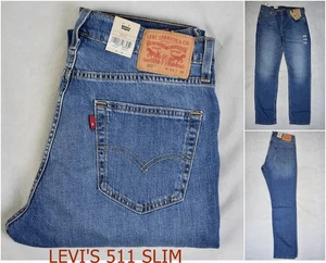 levis 511 Jeans Levi's da uomo Elasticizzati w30 w34 w36 w40 Slim Fit vita bassa - Foto 1 di 14