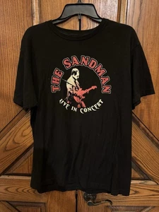 Adam Sandler 2022 Live In Concert Tour Black Shirt Size Large Red Letters Comedy - Bild 1 von 3
