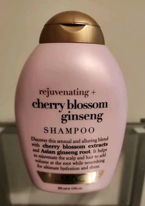 OGX Cherry Blossom Ginseng Shampoo Rejuvenating 13 fl oz NEW! - Picture 1 of 2