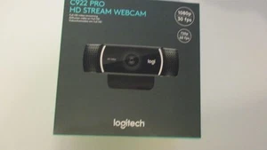 Logitech C922 Pro HD Stream Kamera internetowa 1080p FABRYCZNIE NOWA 960-001087 - Zdjęcie 1 z 4