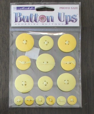 Nuevo álbum de recortes pegatinas Sticko botones blanco rojo marrón naranja amarillo Foto 1 de 4