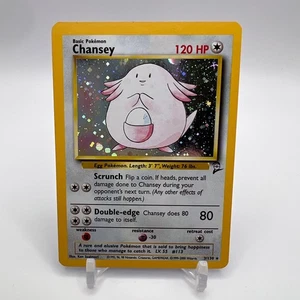 Chansey Holo Rare 3/130 Base Set 2 Pokémon Karte 1999 WOTC - Vintage LP - Bild 1 von 23