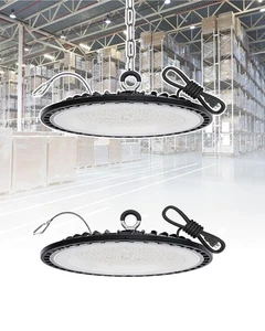 2 Pack, 200W 28000 LM, LED High Bay Lights, 6500K Daylight, (Eqv.800W MH/HPS)... - Picture 1 of 6