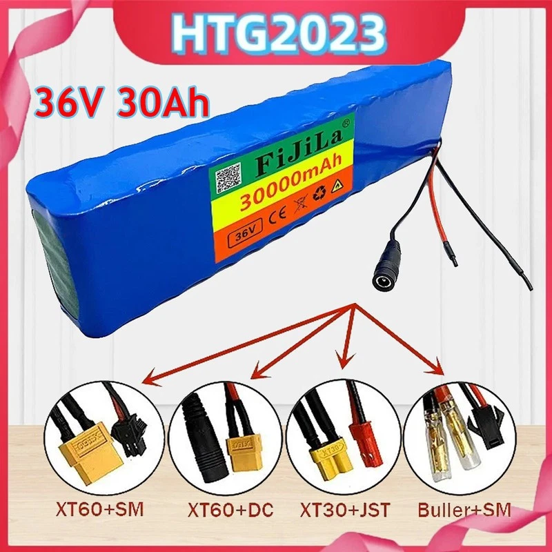 MARKENLOS 10S3P Li Ionen Batteriepack 36V 30000mAh 500W Akkupack ePbike E-Scooter Akku