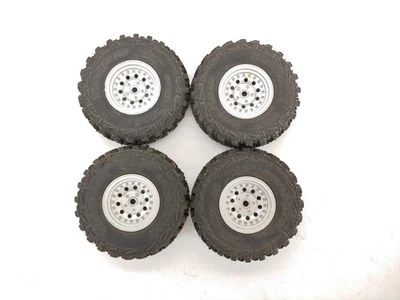 4x RC4WD Boodyear Wrangler Radial 1,9" Reifen Aluminium Beadlock Felgen 12mm Sechskant - Bild 1 von 4