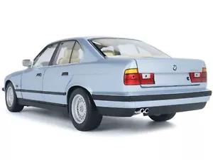 1988 BMW 535i (E34) Light Blue Metallic 1/18 Diecast Model Car by Minichamps - Picture 1 of 5