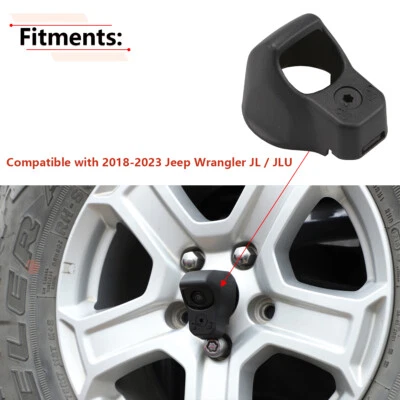Borde de bisel de cubierta de cámara trasera para Jeep Wrangler JL 2018-2023 68301879AD Foto 1 de 4