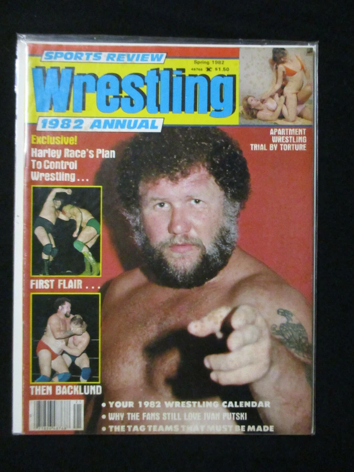 Harley de carreras y apartamentos de colección primavera 1982 Sports Review lucha libre niñas 1248 Foto 1 de 1