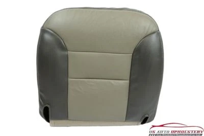 Cubierta de asiento de cuero inferior del lado del conductor gris 2 tonos para Chevrolet Tahoe Z71 2000 Foto 1 de 4