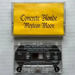 CONCRETE BLONDE Mexican Moon 1993 US Advance PROMO CASSETTE Tape #1 Napolitano - Picture 1 of 3