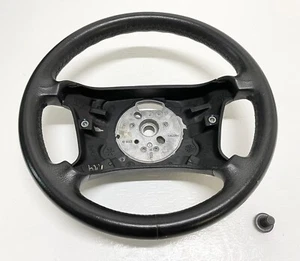 99-05 Genuine OEM BMW E46 325xi 4-spk Leather Steering Wheel 32346753947 SCHWARZ - Picture 1 of 9