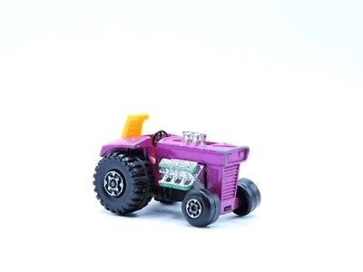 Lesney Matchbox Superfast #25 Purple Pink Mod Tractor 1972 Cobra Engine diecast - Image 1 of 4