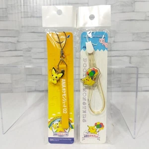 Pokemon ANA Pokemon Jet Schlüsselanhänger Charm Fliegendes Pikachu Pichu Vintage Japanisch - Bild 1 von 8
