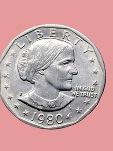 1980 Susan B Anthony Liberty  FG - Frank Gasparro COLLECTIBLE RARE - Picture 1 of 2