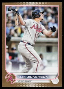 2022 Topps Update Alex Dickerson #US174 BASEBALL Atlanta Braves SN, /2022 Gold - Bild 1 von 2