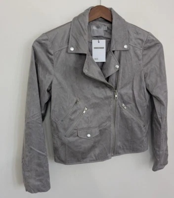 ASOS высокий замшевый Moto куртка размер 8 высокий - Изображение 1 из 4