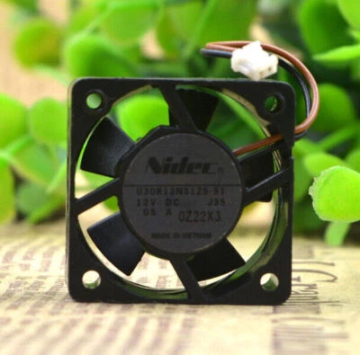 1PCS NEW NIDEC U30R12NS1Z5-51 12V 3010 cooling fan #LRR - Image 1 of 3