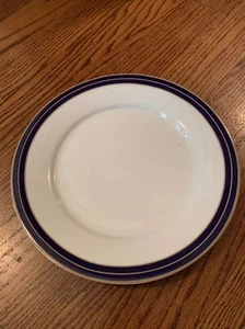 VTG PRINCETON STUDIOS "SIMPLISTIC NAVY" DISC. PATTERN#91111 10 5/8" DINNER PLATE - Imagen 1 de 4