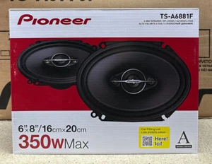 PIONEER 6x8" 6"x8" 6inch x 8inch 700W TOTAL CAR DOOR/SHELF COAXIAL SPEAKERS PAIR - Picture 1 of 3