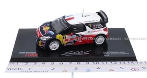 CITROEN DS3 WRC SEBASTIEN LOEB 1:43 FRANCE-ALSACE 2012 RED BULL MICHELIN TOTAL - Picture 1 of 9