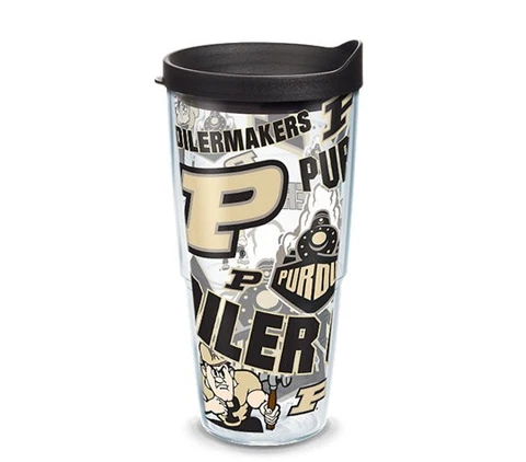 Purdue Boilermakers Tervis Travel Mug Tumbler 24 ounce Cover