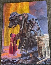 1994 FPG Keith Parkinson Fantasy Art Metallic Storm The Rat Bag-Lady MS3