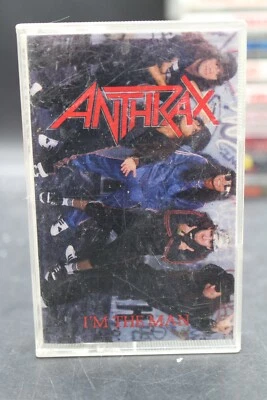 Vintage 1987 Cassette Tape Anthrax I'm the Man Island Records - Image 1 of 3