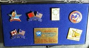 Seattle Goodwill Games 1990 Tri-Cities Arena Collector Pin Set - Picture 1 of 7